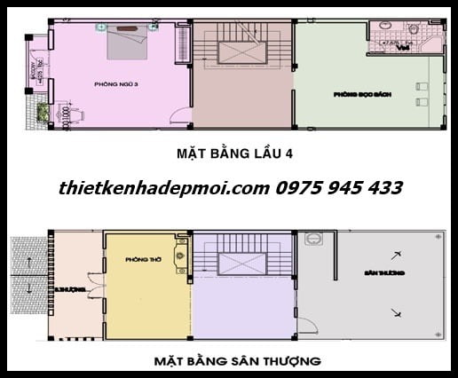 mat bang nha pho 6m 3 tang san thuong