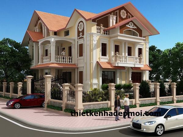 cac hinh anh biet thu tan co dien dep nhat viet nam 2016 0004