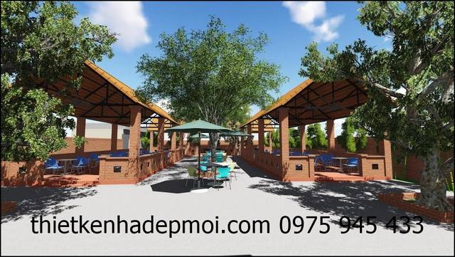 Ý tưởng thiết kế quán cafe sân vườn mộc mạc giản dị đẹp ở Thanh Hóa  BT531080  Kiến trúc Angcovat