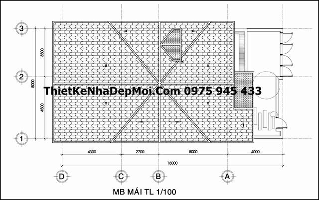 nhà ngang 8m 3 tầng, Kiến trúc biệt thự 3 tầng mái thái 8x12m có gara chị Thúy ở Sơn La, Công ty thiết kế xây dựng Nhà Đẹp Mới, Công ty thiết kế xây dựng Nhà Đẹp Mới
