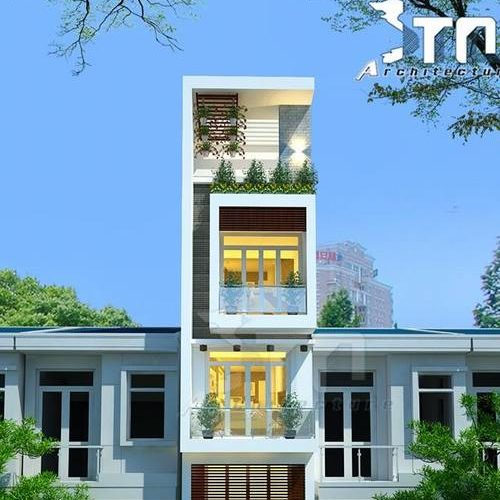 mau nha lo pho dep 1 tret 1 lung 3 lau mat tien 3,2m sau 10m