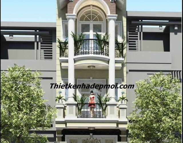 mat tien nha pho dep 4 tang rong 4m sau 15m