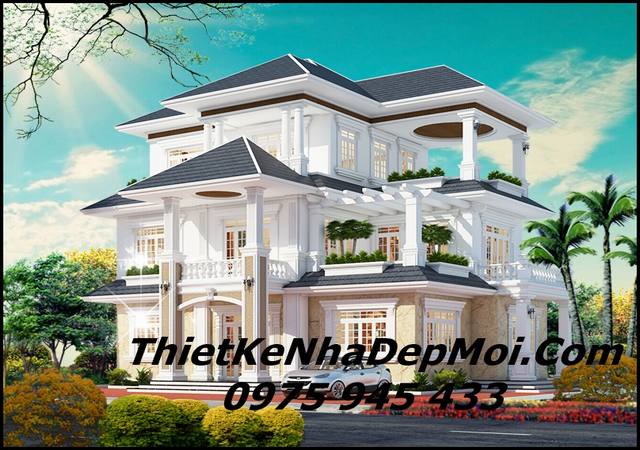 Biệt thự nhà vườn đẹp 3 tầng