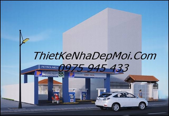 mau thiet ke cay xang dep o bac ninh