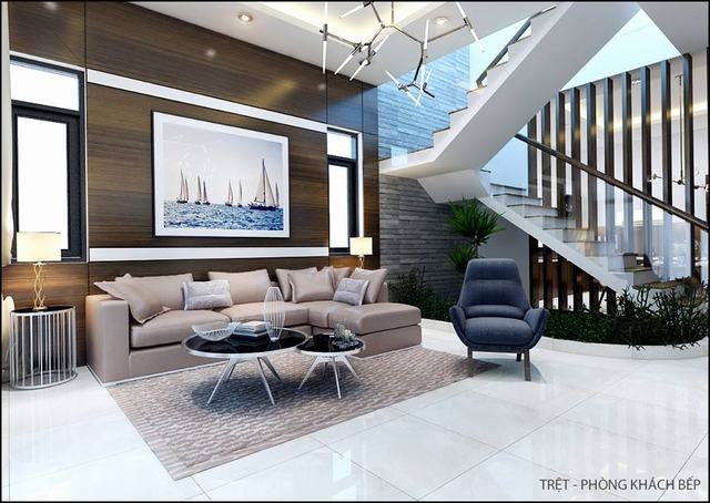 TƯ VẤN] thiết kế phòng khách nhà ống 5m hiện đại, đẹp như MƠ | Thiết kế nhà  nhỏ, Home fashion, Home design decor