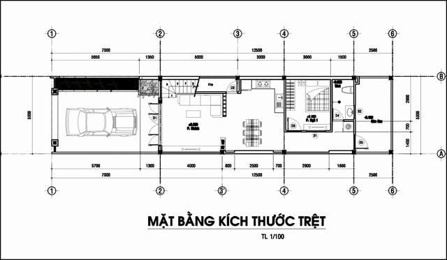 Thiết kế nhà 70m2 có phòng ngủ