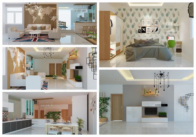 6 mẫu hình ảnh nội thất nhà đẹp theo phong cách hiện đại - Home&Home