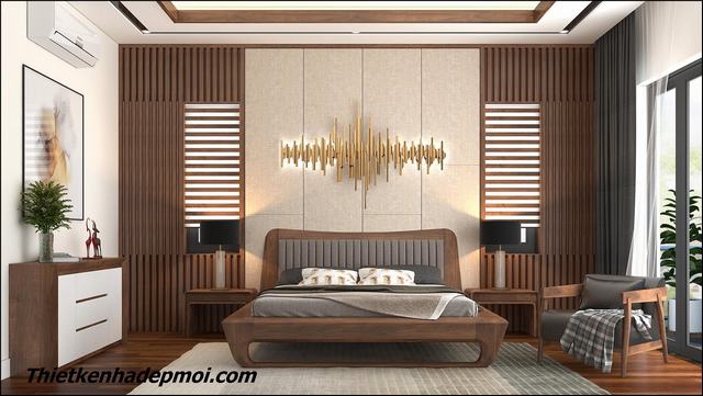 Thiết kế nội thất phòng ngủ hiện đại giá rẻ