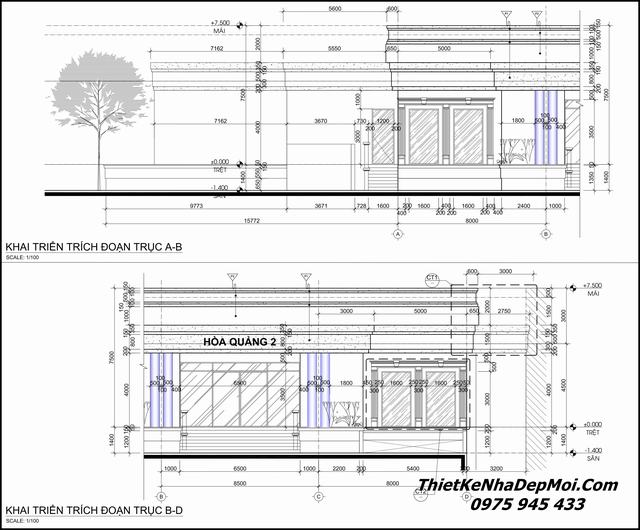 Bản vẽ thiết kế nhà hàng pdf 