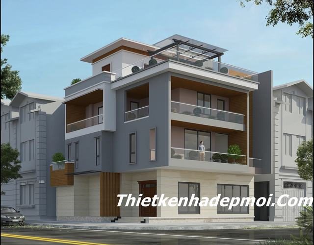 Thiết kế mặt tiền biệt thự cũ thành mới