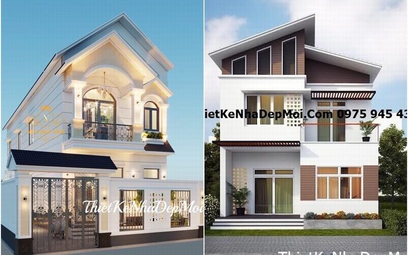 nhà đẹp 8m 2 tầng