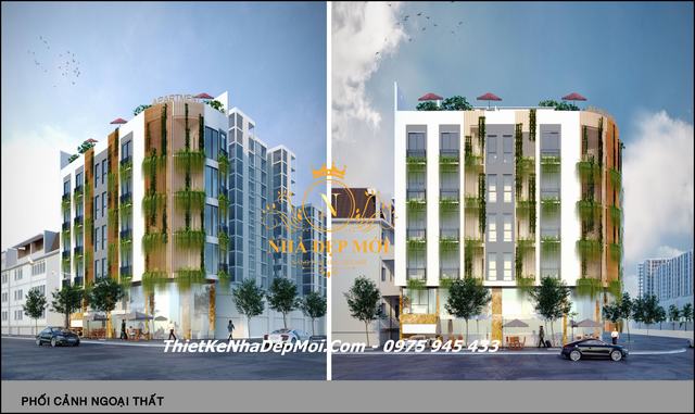 Thiết kế căn hộ hiện đại 7 tầng 2020