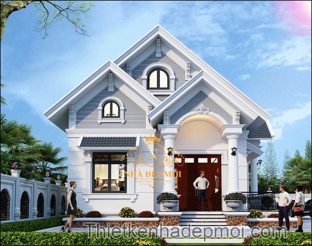 500+】Mẫu Nhà Cấp 4 Mái Thái 1,2 Tầng Đẹp Có Sân Vườn 2023