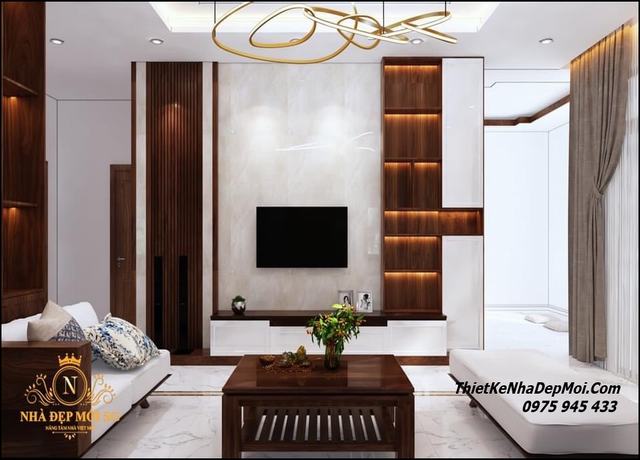 Phòng khách đẹp 【99+】 Mẫu thiết kế nội thất giá rẻ, trang trí hiện đại