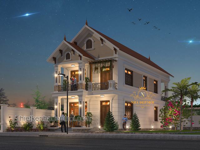 Top 27+ Mẫu nhà 2 tầng mái Thái đẹp ở nông thôn HOT nhất hiện nay