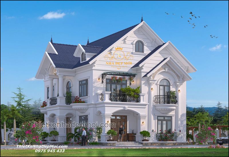 Mẫu nhà đẹp 2 tầng hiện đại 220m2 CĐT ông Công  Hồ Chí Minh BT21377