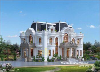 Biệt thự nhà vườn 2 tầng kiểu Pháp