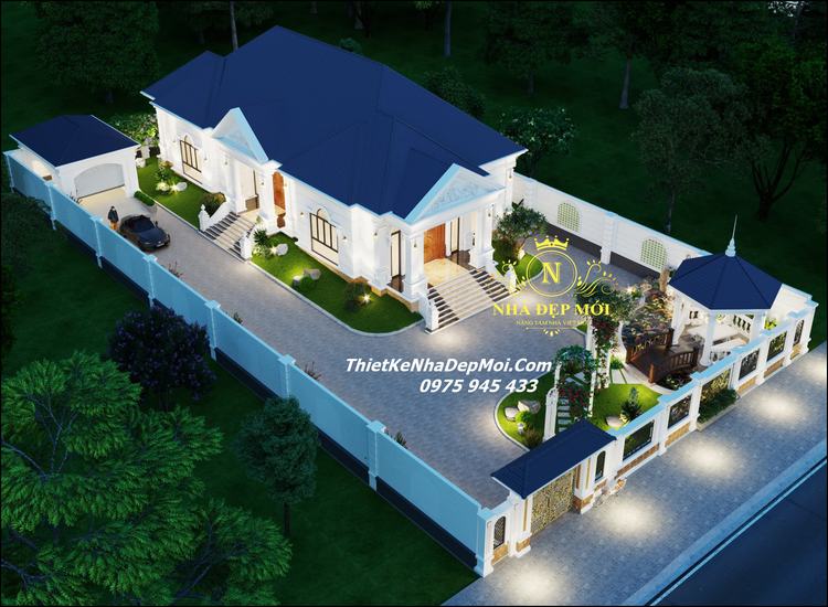 Những mẫu thiết kế biệt thự tuyệt đẹp tiết kiệm chi phí trong năm 2022 tại  Tp. Nam Định - Thiết kế nhà đẹp tại Nam Định - Xây nhà trọn gói -  0989.03.51.52