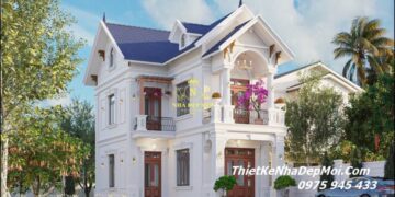 Nhà 2 tầng mái thái 7x13m 80m2 chữ L