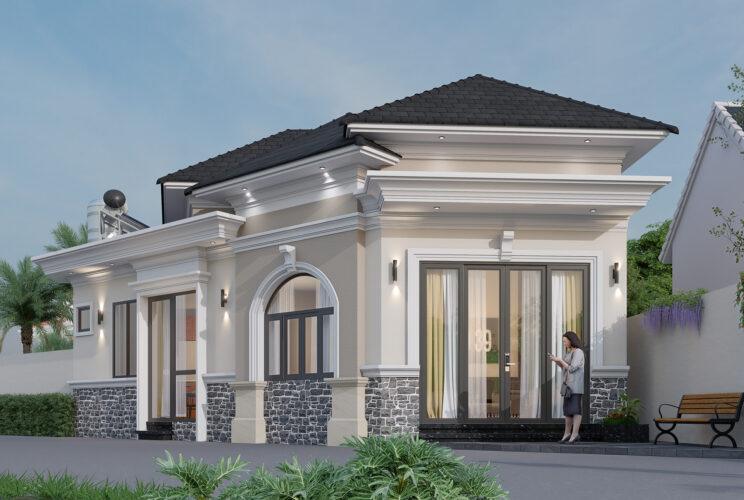Những bản vẽ xây nhà cấp 4 diện tích nhỏ 80m2 chi phí tiết kiệm 2026 Mẫu nhà cấp 4 đẹp 80m2
