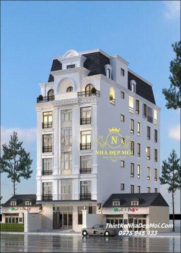 Khách sạn tân cổ điển 12m mặt tiền