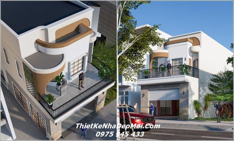 Nhà phố rộng 6m đẹp hiện đại