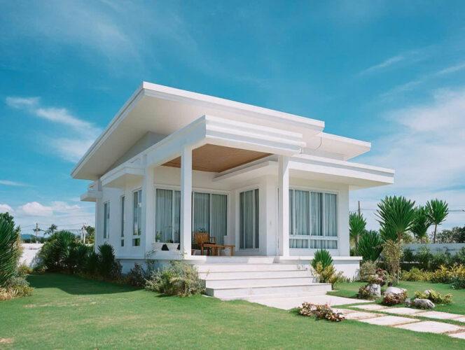 Nhà hình vuông 1 tầng đẹp 2027