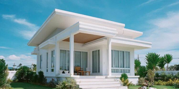 Nhà hình vuông 1 tầng đẹp 2027