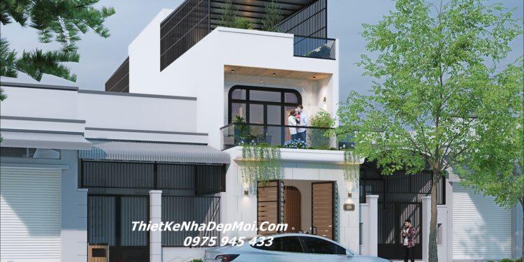 Mẫu nhà ống 2 5 tầng mặt tiền đẹp 4m