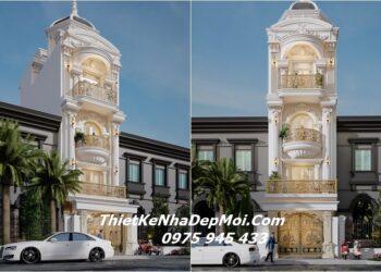 Nhà ống đẹp 4.5 tầng diện tích 4x20m