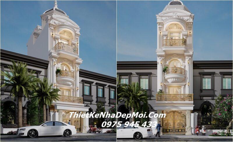 Nhà ống đẹp 4.5 tầng diện tích 4x20m