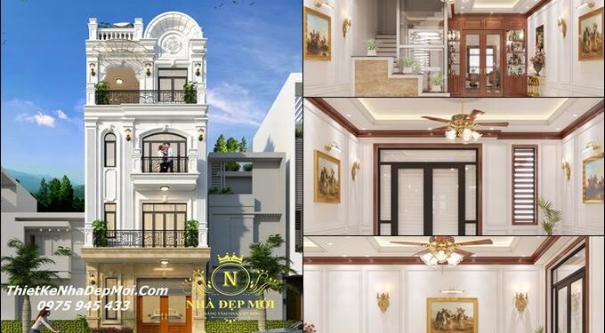 Những mẫu nhà phố tân cổ điển 4 tầng đẹp nhất Việt Nam bổ sung cho năm 2023 tới anh chị làm theo hướng dẫn