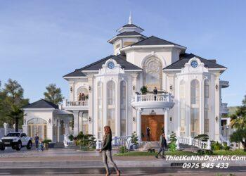 Biệt thự vườn 2 tầng 5 phòng ngủ kiểu châu âu 2026