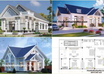 Các kiểu nhà trệt ở quê 3 phòng ngủ 2026