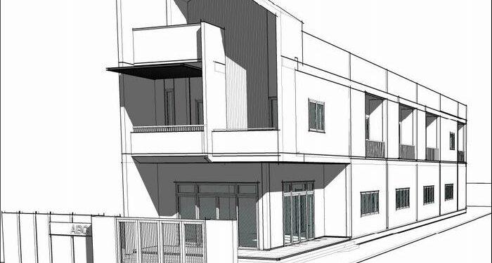 Mẫu nhà nghỉ cấp 4 2 tầng 7x35m