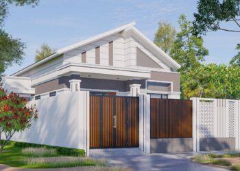 Nhà cấp 4 mặt tiền 10m kiểu hiện đại 2026