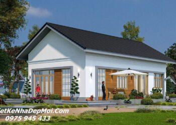 Thiết kế nhà vườn ngang 13m sâu 8m