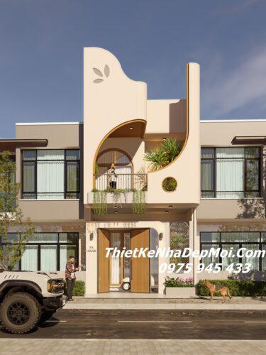 Mẫu nhà ống 2 tầng hiện đại 5x16