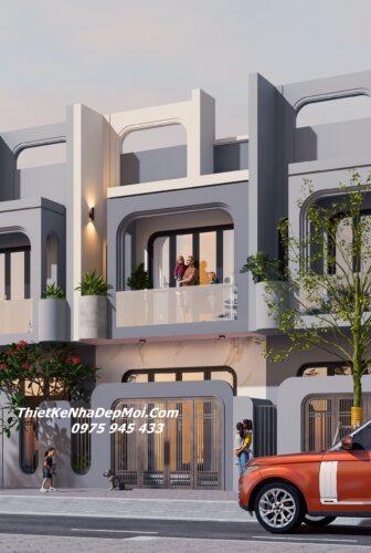 Nhà mặt tiền 1 trệt 1 lầu đẹp 80m2 = 5x16