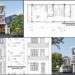 Bản vẽ thiết kế nhà phố 3 tầng 4 phòng ngủ mái bằng năm 2023