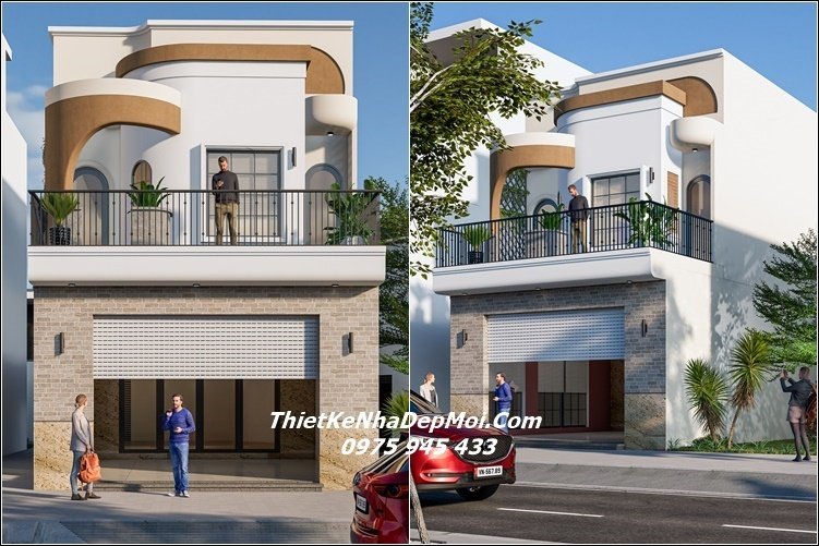 Điểm danh các mẫu nhà ống 2 tầng đẹp đáng chọn để xây năm 2026 - 2027 Mẫu nhà ống rộng 6m 2 tầng vừa ở kết hợp kinh doanh