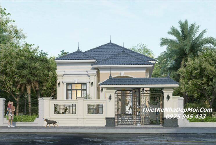 Mẫu nhà cấp 4 diện tích 9x14m 