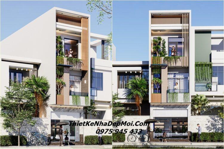 Nhà phố 3 tầng mặt tiền 4m đẹp 2026