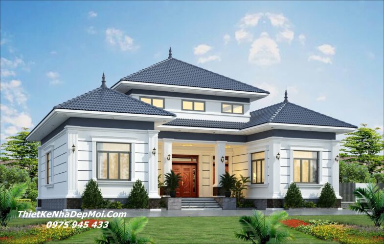 Những mẫu thiết kế nhà villa sân vườn đẹp ở vùng ven ngoại ô đẹp 2026 Thiết kế nhà vườn tam hợp Viện hình chữ U 1 tầng cấp 4 trệt