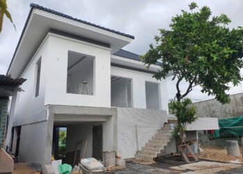 Thi công xây dựng nhà sàn mái Nhật