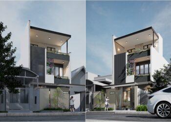 Mẫu nhà ống rộng 7m sâu 20m 2 tầng