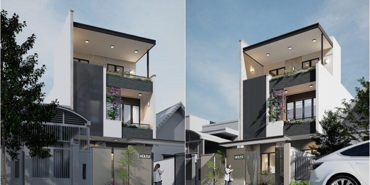 Mẫu nhà ống rộng 7m sâu 20m 2 tầng