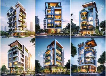 6 kiến trúc thiết ké nhà ở kết hợp với kinh doanh cho thuê văn phòng hiện đại tại Việt Nam