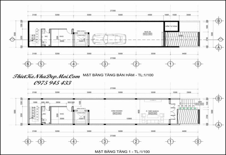 Bản vẽ thiết kế showroom áo cưới 