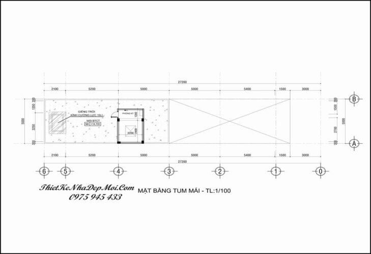 Bản vẽ nhà kinh doanh dịch vụ áo cưới 